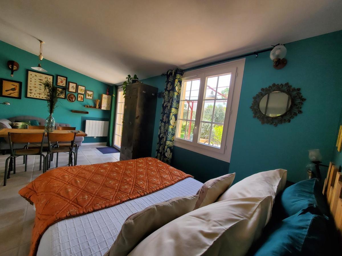 La Dolce Vita - Studio Dans Propriete Avec Piscine Montpeyroux  Exteriér fotografie